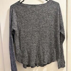 Express Charcoal Knit Pullover